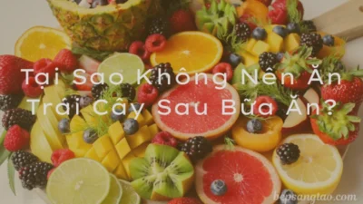 tại sao không nên ăn trái cây ngay sau bữa ăn