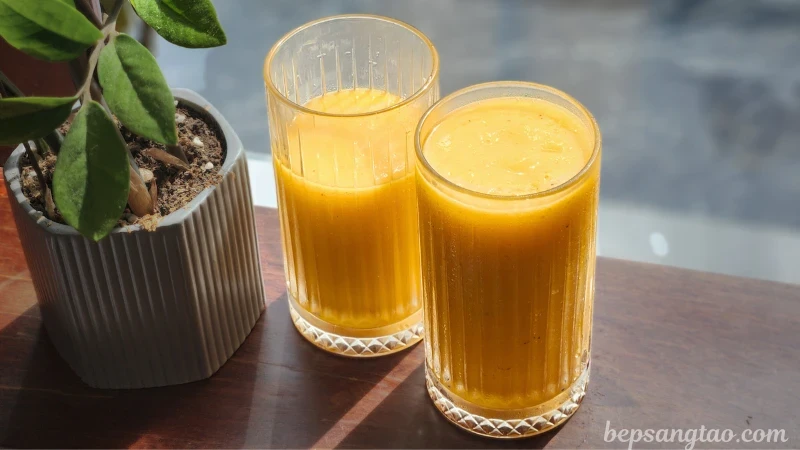 Sinh Tố Chuối Đu Đủ