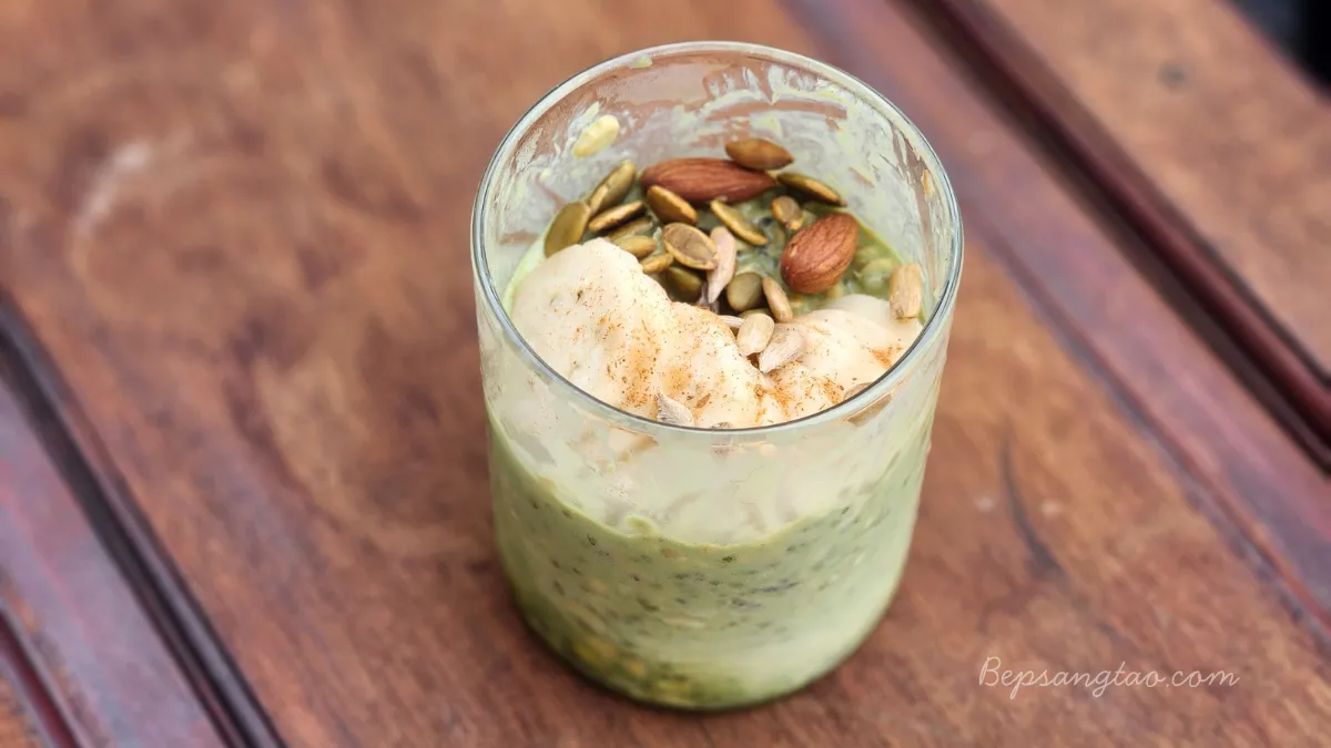 Yến Mạch Qua Đêm Vị Matcha