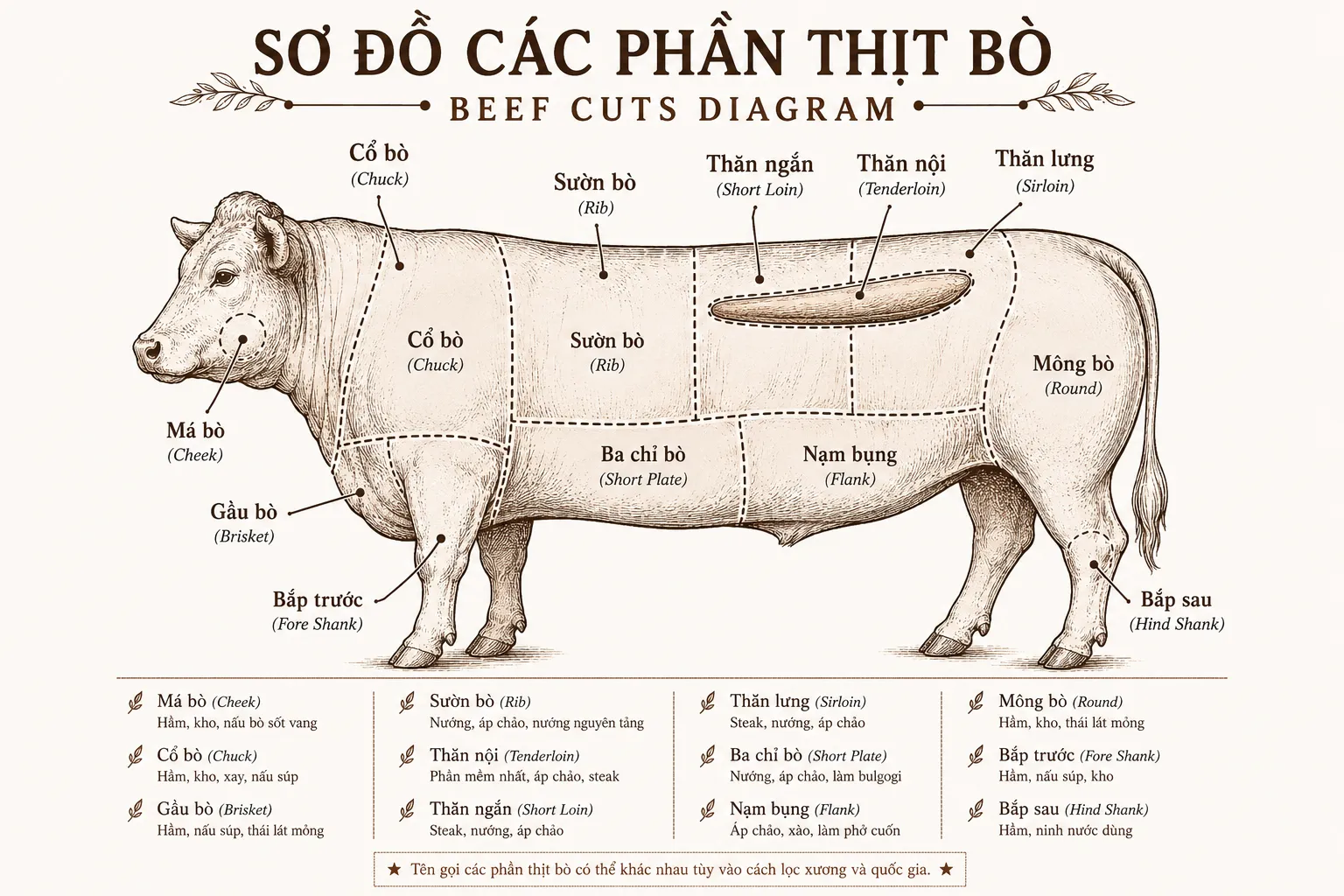 Cách Chế Biến Thịt Bò