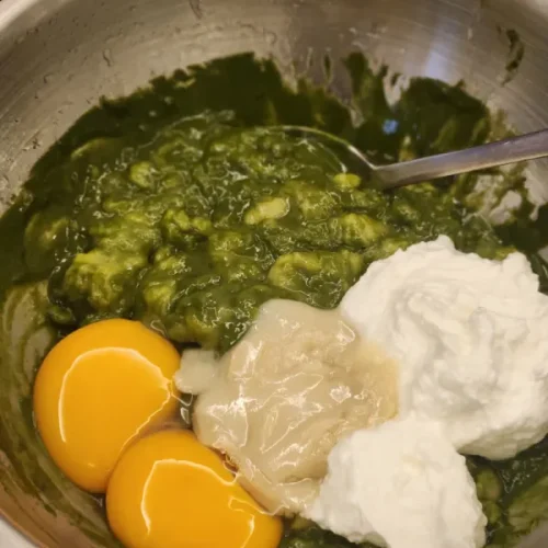 cách làm bánh muffin vị matcha (2)