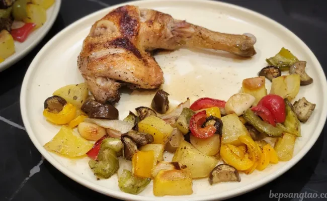 gà nướng rau củ ý (5)